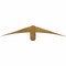 Ekena Millwork Bellingham Rough Sawn Timber Gable Bracket, Western Red Cedar, 48"W x 8"H x 4"D x 4"F, 4/12 Pitch GBW048X08X0404BEL00RWR - alternate 1